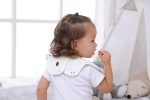 6pcs Baby Petal Bibs 360Degree Rotating Multicolor 100percent Cotton Super Soft and Absorbent with 8 Layers of Gauze Suitable for 03 Years Old Boys and Girls Who Are Teethi - Image 6